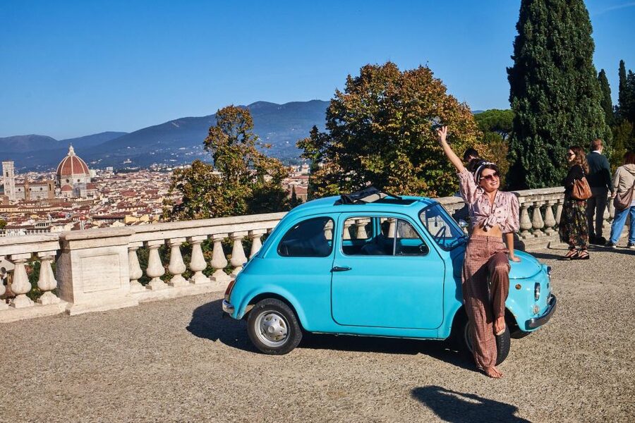 Florence: Vintage Fiat 500 Tour with Wine Tasting at Winery - Fifty-five minutes on quiet Tuscan roads