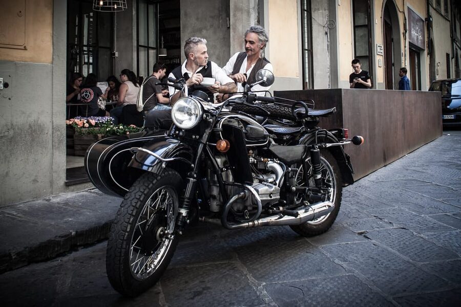 Florence Vintage Motorcycle Sidecar ride - Morning or Sunset - Why a Florence sidecar ride works so well
