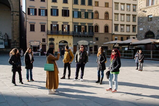 Florence Walk Tour + Wine Windows Option | Discover, Sip, Enjoy! - Piazza della Repubblica and Florence’s changing center