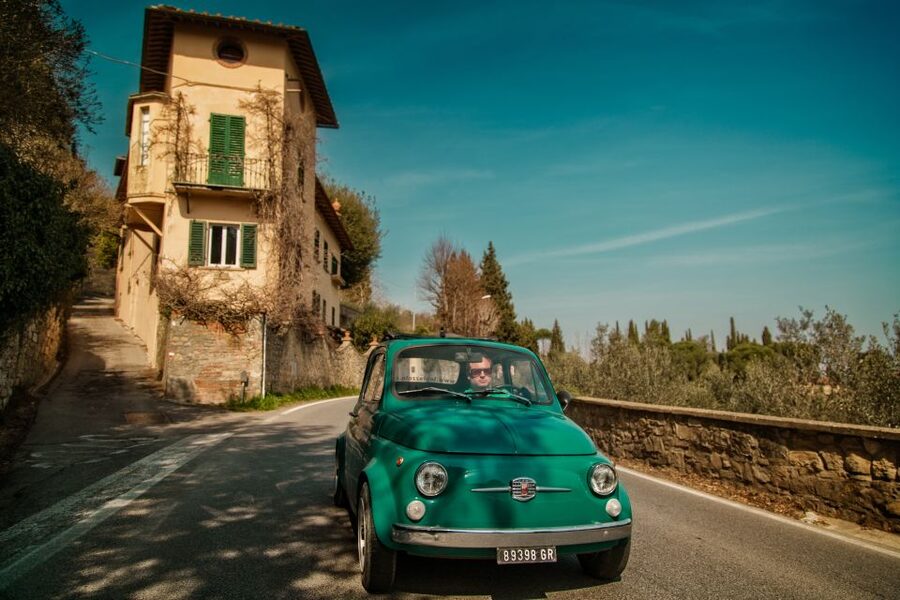 Florence Wine Tasting and Tuscan Lunch in a Vintage Fiat 500 - What lunch is really like
