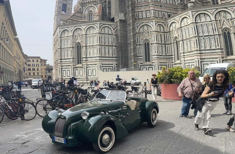 From Firenze | Chianti day tour in a classic car - Radda and the long lunch break