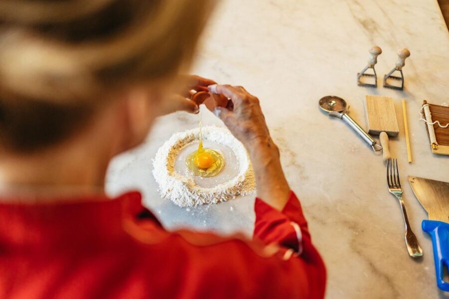 From Florence: Cooking Class & Lunch at Tuscan Farmhouse - Bruschetta, olive oil, and the first taste of lunch