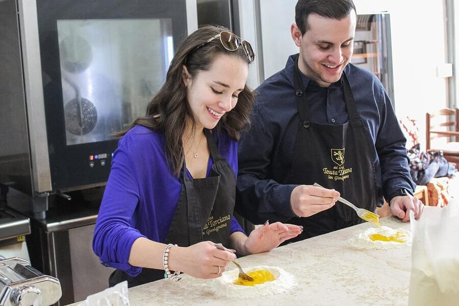 From Livorno: Authentic italian Pasta Cooking Class - A Tuscan lunch with eight wines