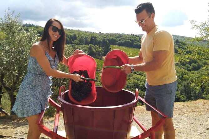 Grape Stomping and Wine Tasting in Tuscany - Getting the grape stomping technique right