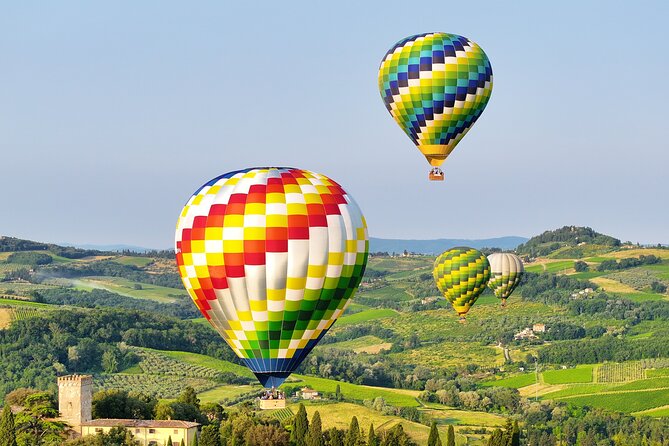 Hot Air Balloon ride in the Chianti Valley Tuscany - Why Chianti looks best from a balloon