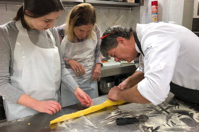 Italian Homemade Pasta Lesson In Florence - From professional kitchen to wine-cellar lunch