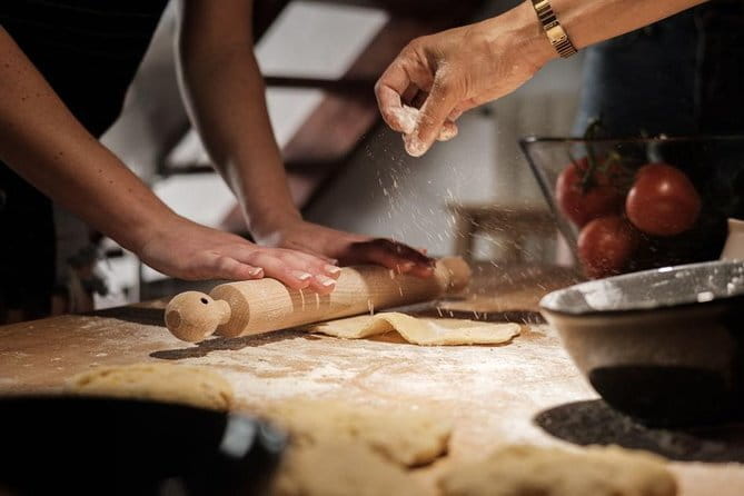 Learn How to Make Traditional Tuscan Tagliatelle in Florence - Rolling tagliatelle with Francesca