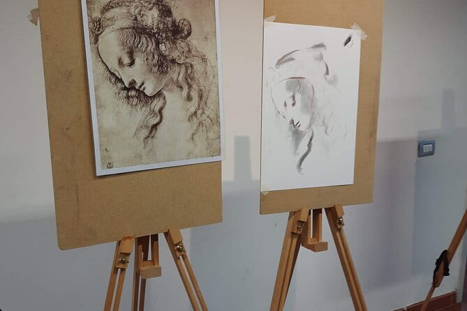 Leonardian Drawings & art workshop in Florence - What three hours at Geko Art Studio feels like