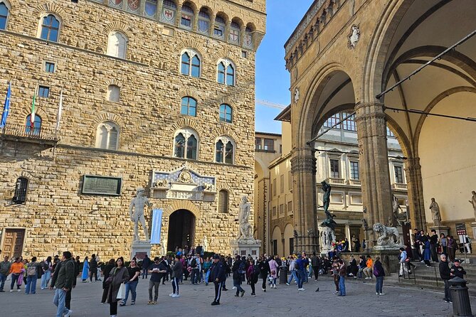 Michelangelo’s David & Medici Treasures Accademia Gallery Tour - Piazza della Signoria, the political heart of Florence