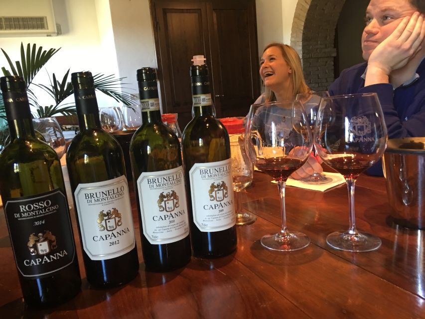 Montalcino: Small-Group Brunello Wine Tour from Florence - The first winery and cellar visit