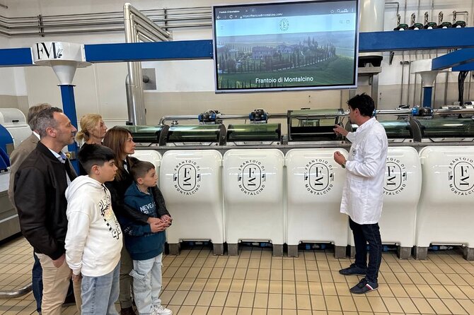 Olive Oil Tours and Tasting at Frantoio di Montalcino - What happens inside the olive mill