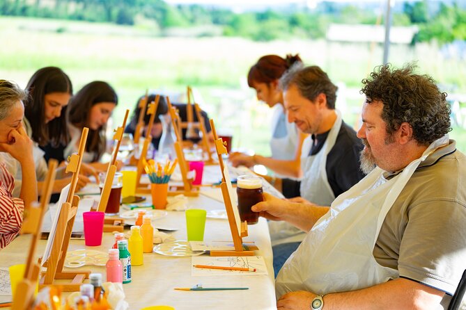 Paint And Drink Florentine Hills Art at La Birr'aia in Marignolle - Who should book this Florence art class?
