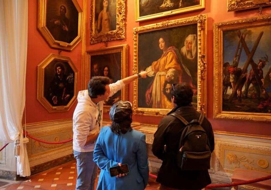 Palatina Gallery and Pitti Guided Tour in Florence - Entering the Palatine Gallery