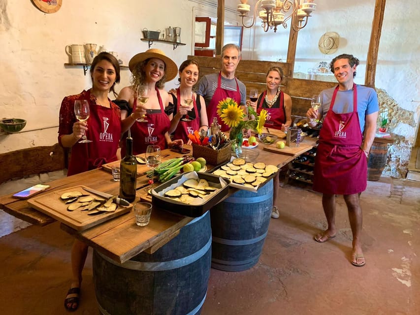 Pick Vegetables at the farm & Cook pasta - Tasting olive oil made by the family