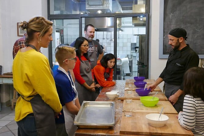 Pizza & Gelato Making Class in Oltrarno with Eating Europe - Making pizza at Florence Food Studio