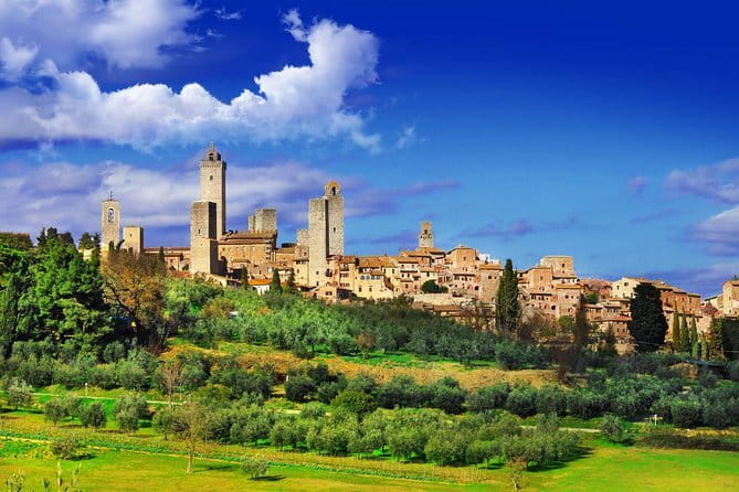 Private Day-Trip to Siena and San Gimignano - Siena’s Piazza del Campo and Palio setting