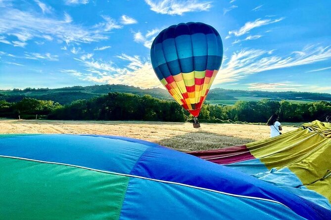 Private Hot Air Balloon ride in Tuscany countryside from Chianti - A Tuscan breakfast after landing
