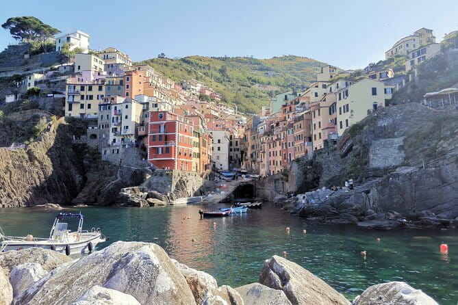 Small Group Day Tour in Cinque Terre and Pisa From Florence - Riomaggiore: cliffs, color, and a small beach