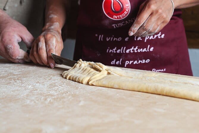 Small Group Pasta Making Class Wine Tasting in a Tuscan Castle - A menu that works for families and beginners