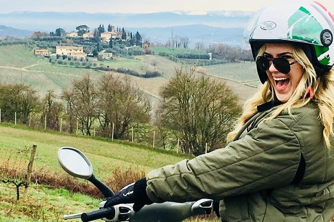 Tuscany Vespa Tour from Florence with Wine Tasting - Exploring San Gimignano’s towers and lanes