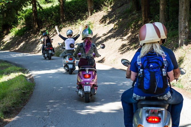 Tuscany Vespa Tour: Lunch & Wine Tasting, Countryside Roads - How much riding, wine, and history should you expect?